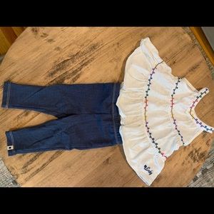 Lucky Brand top and jeggings